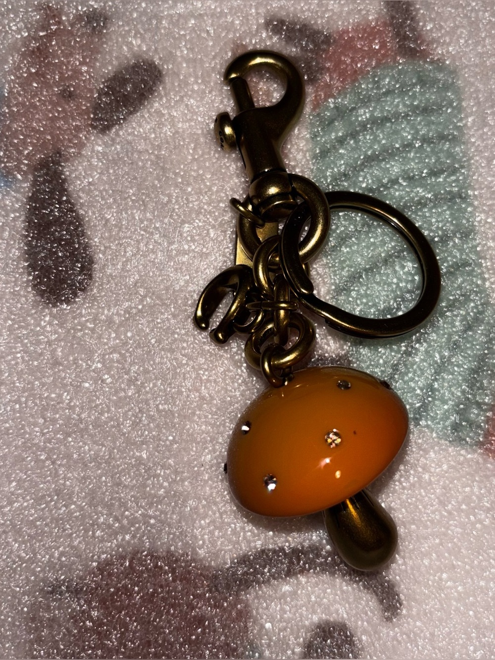 Coach Mushroom Charm KeyFob New Without Tag - Picture 3 of 7